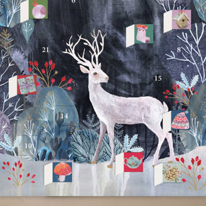 Classic Advent Calendar | Silver Stag - Christmas - pucciManuli