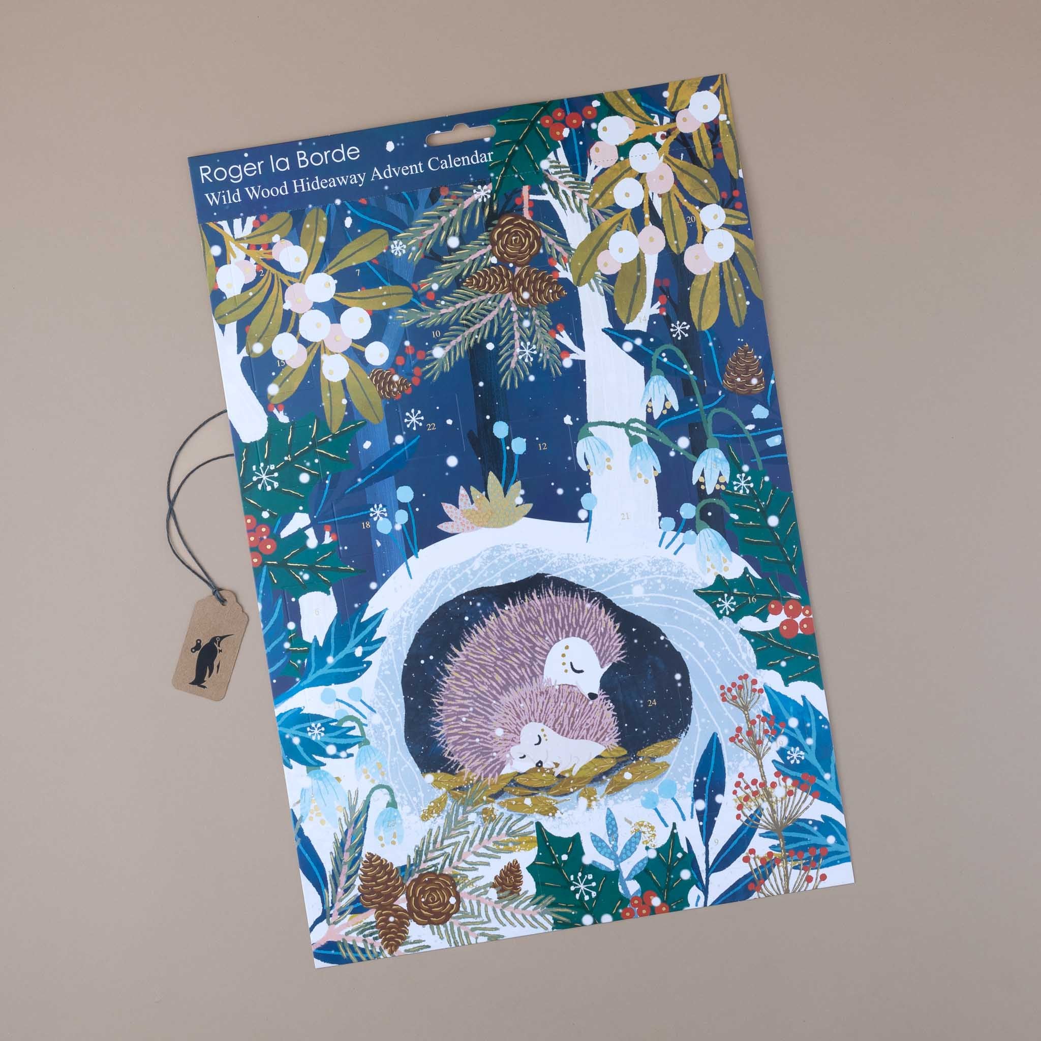 two-hedgehogs-in-a-hollow-tree-advent-calendar