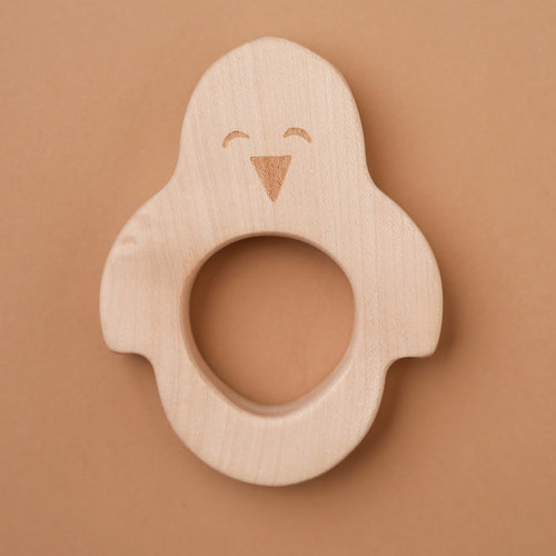 Wooden Penguin Teether