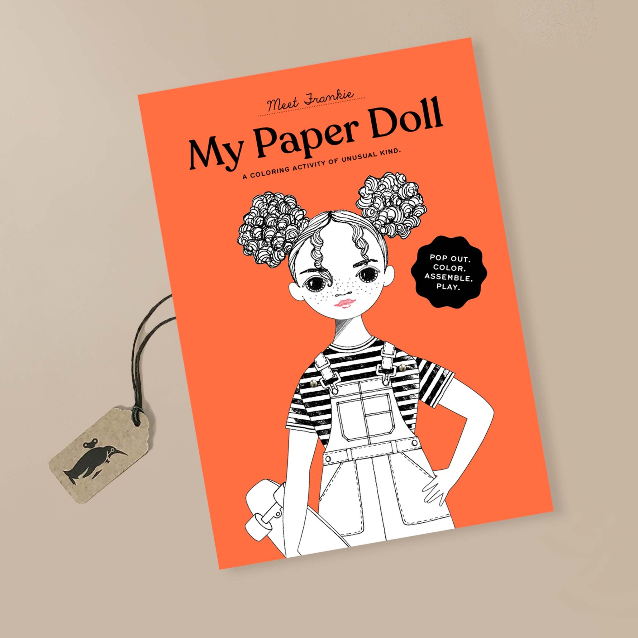 Frankie Paper Doll Coloring Kit - Arts & Crafts - pucciManuli