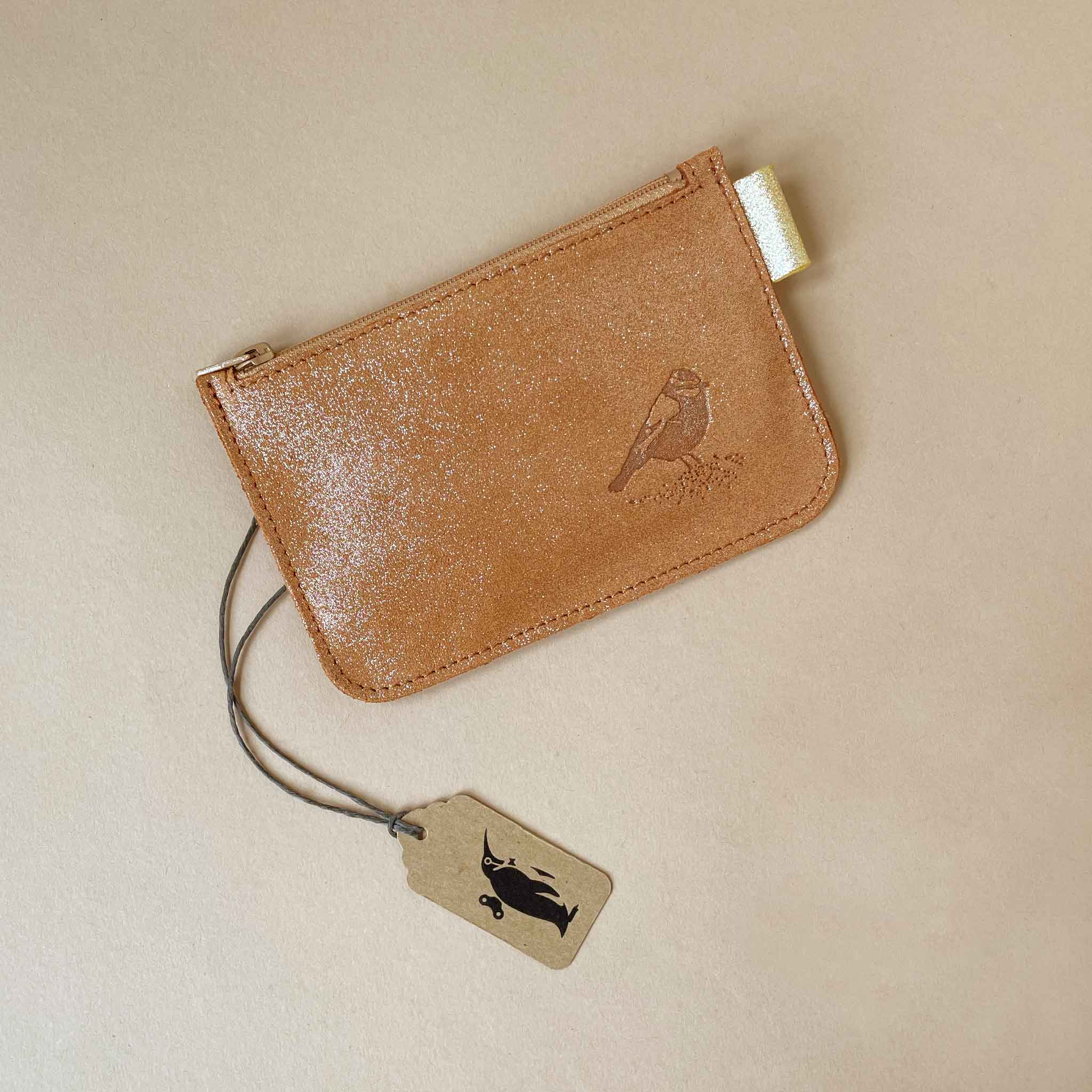 Glitter Coin Purse | Caramel - Accessories - pucciManuli