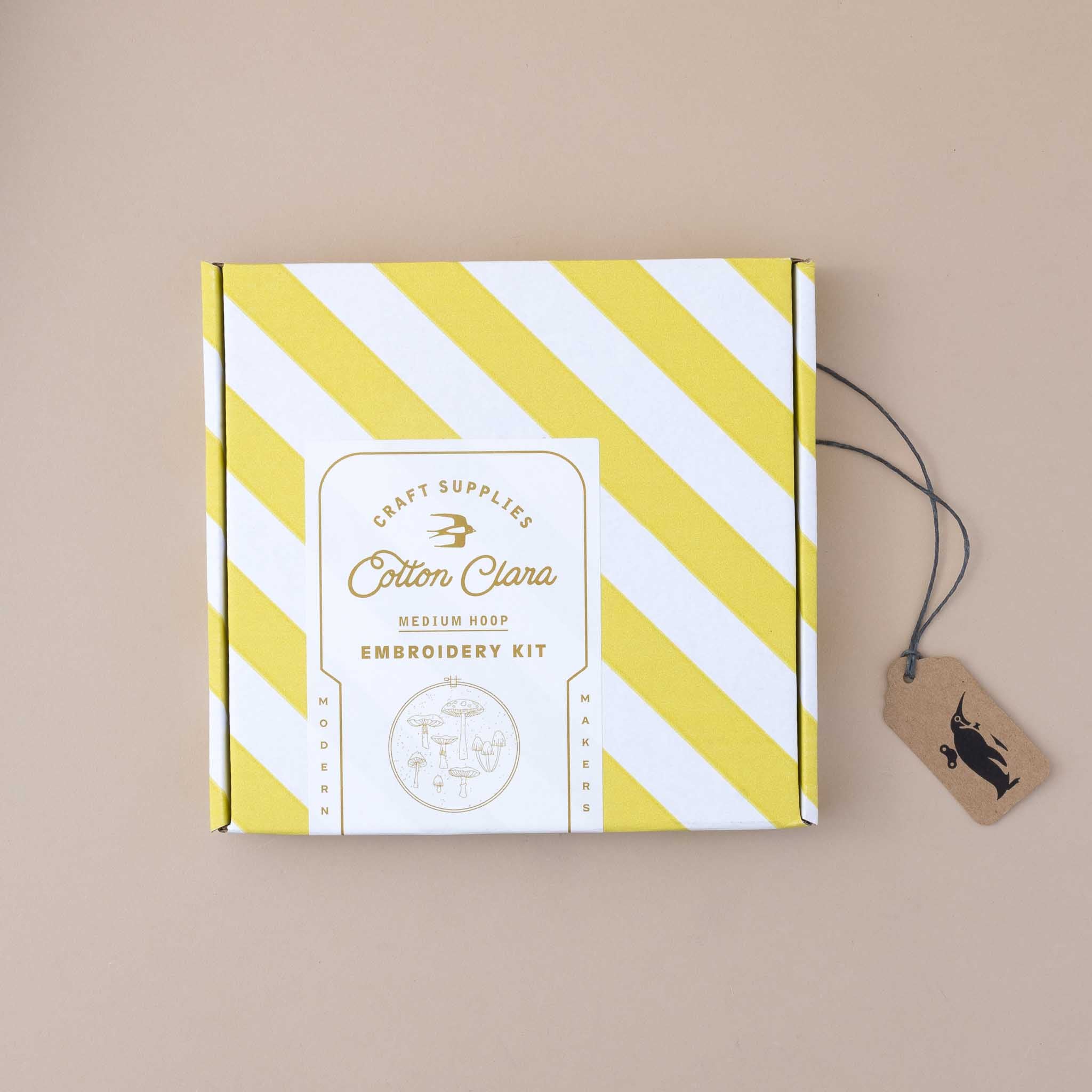 yellow-and-white-candy-striped-box