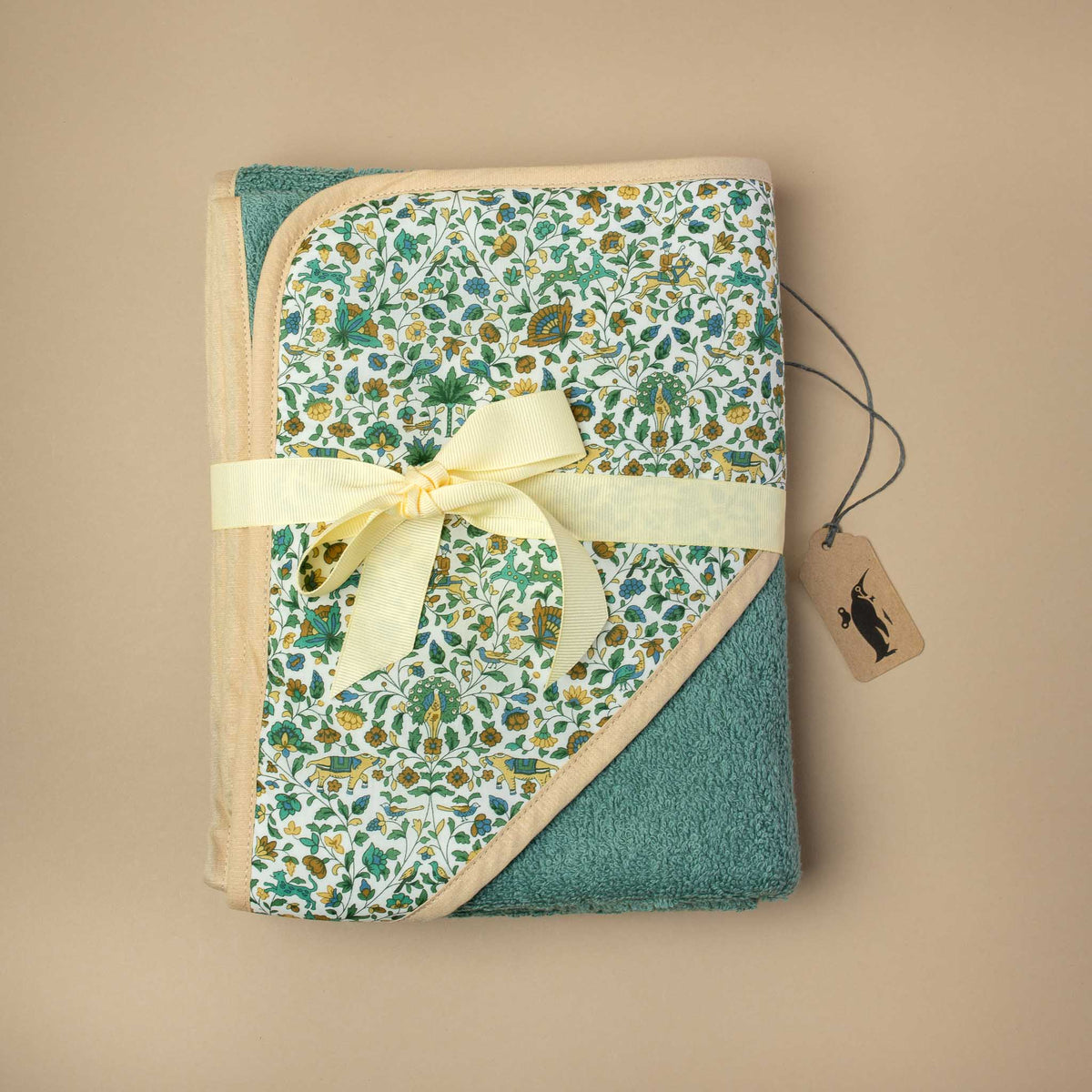 baby-towel-with-a-floral-Liberty-patterned-hood