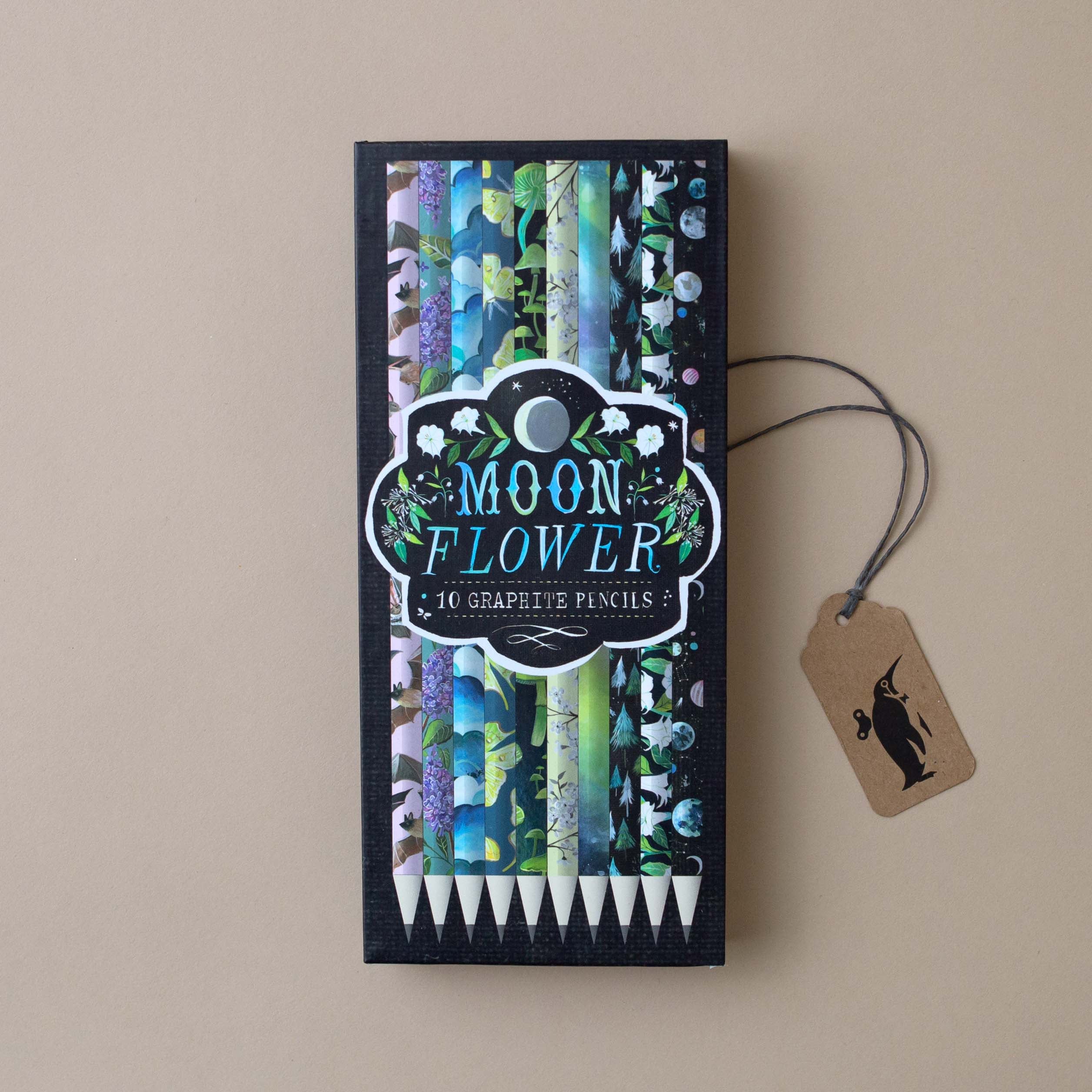 Moonflower Graphite Pencil Set - Stationery - pucciManuli