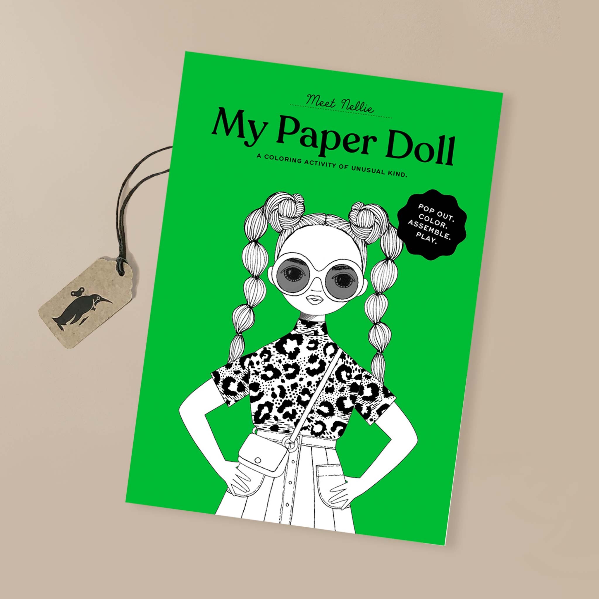 Nellie Paper Doll Coloring Kit - Arts & Crafts - pucciManuli