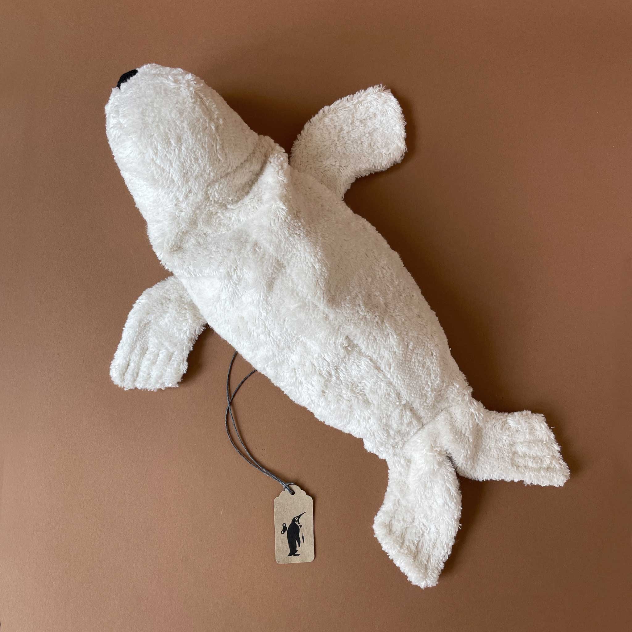Organic Cotton Warming Seal | White - Baby (Accessories) - pucciManuli
