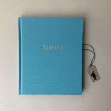 Load image into Gallery viewer, our-family-journal-book-teal-cover