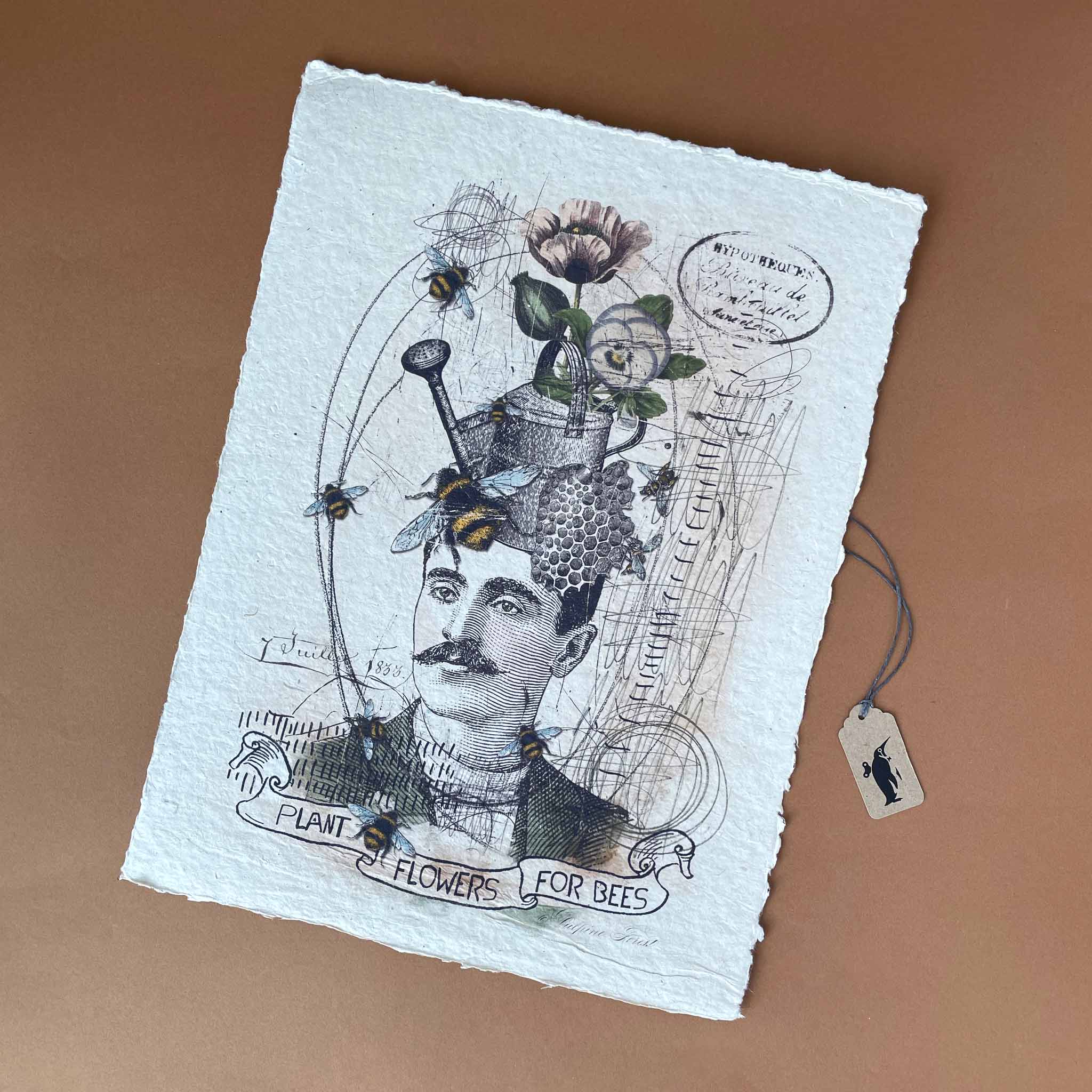 Paper Print | Plant Flowers for Bees - Home Decor - pucciManuli