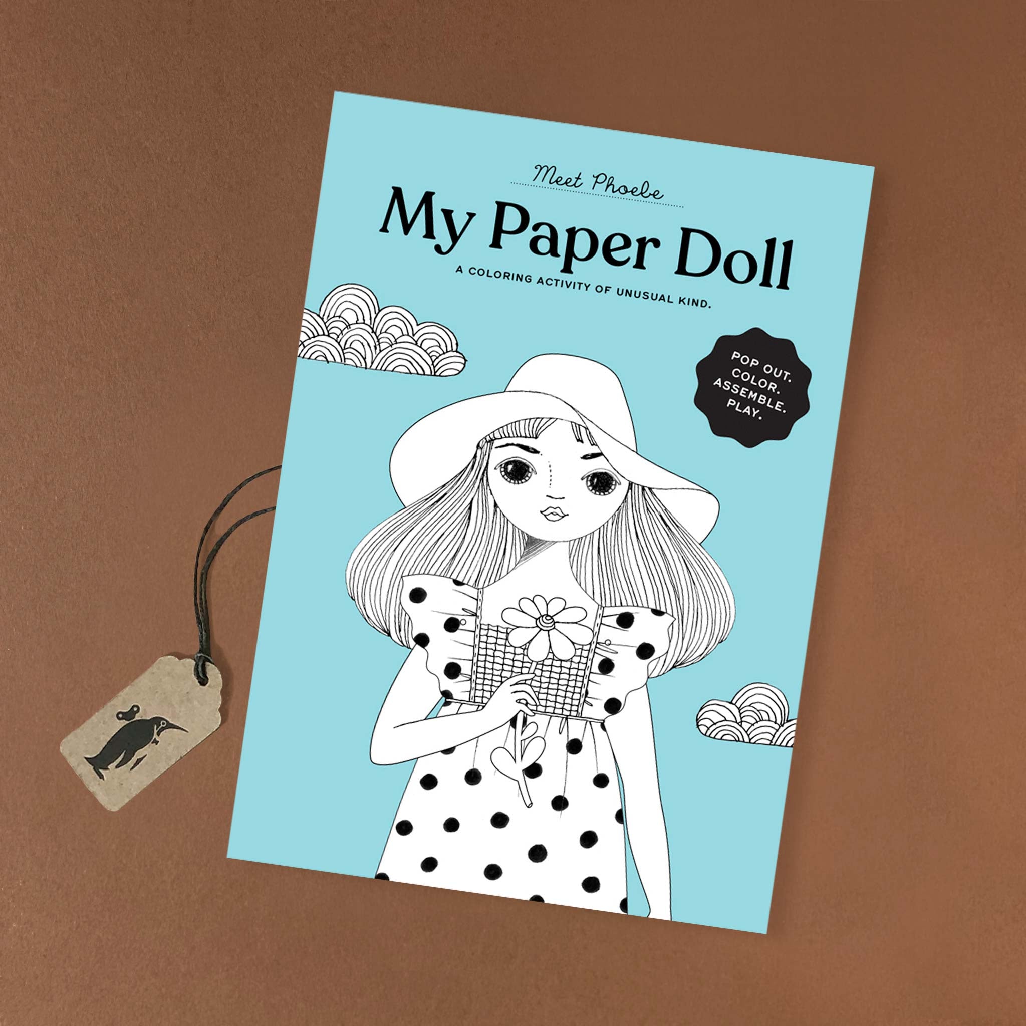 Phoebe Paper Doll Coloring Kit - Arts & Crafts - pucciManuli