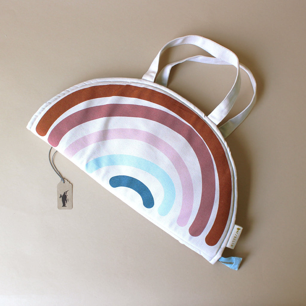 Organic Cotton Playful Purse Rainbow