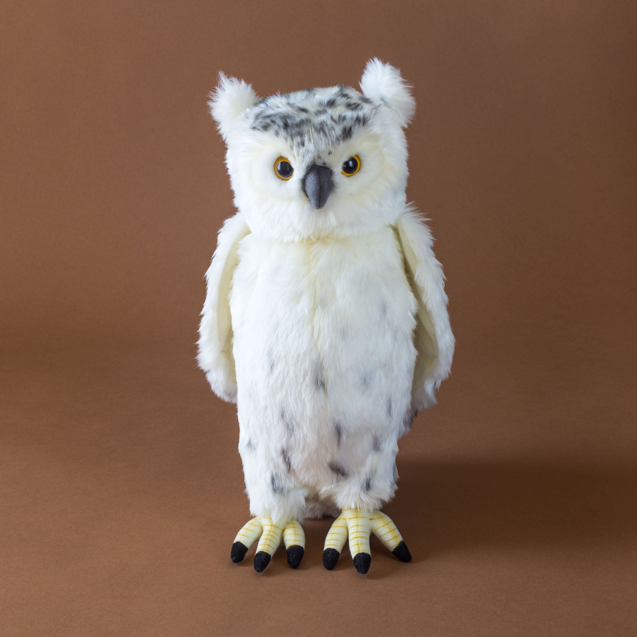 snowy-owl-realistic-stuffed-animal-front-view