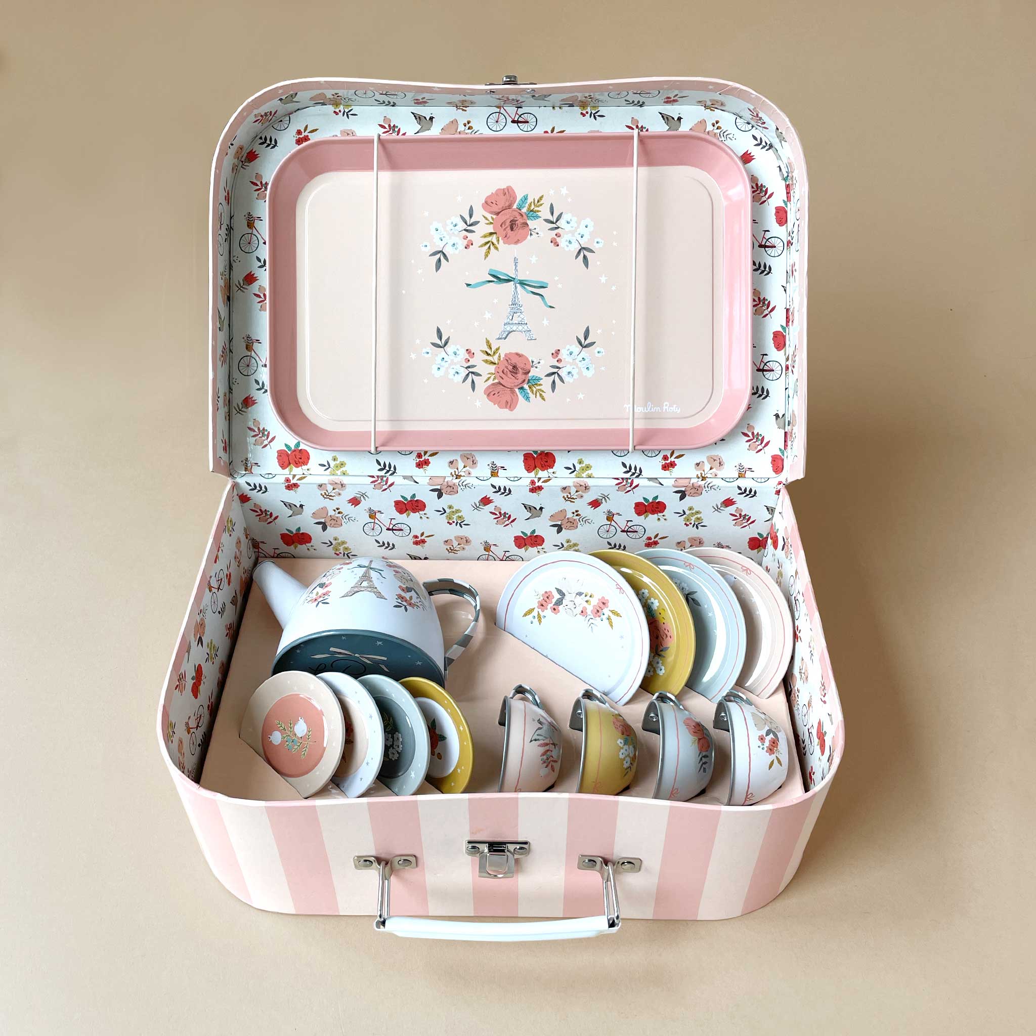 Les Parisiennes Tea Set - Pretend Play - pucciManuli