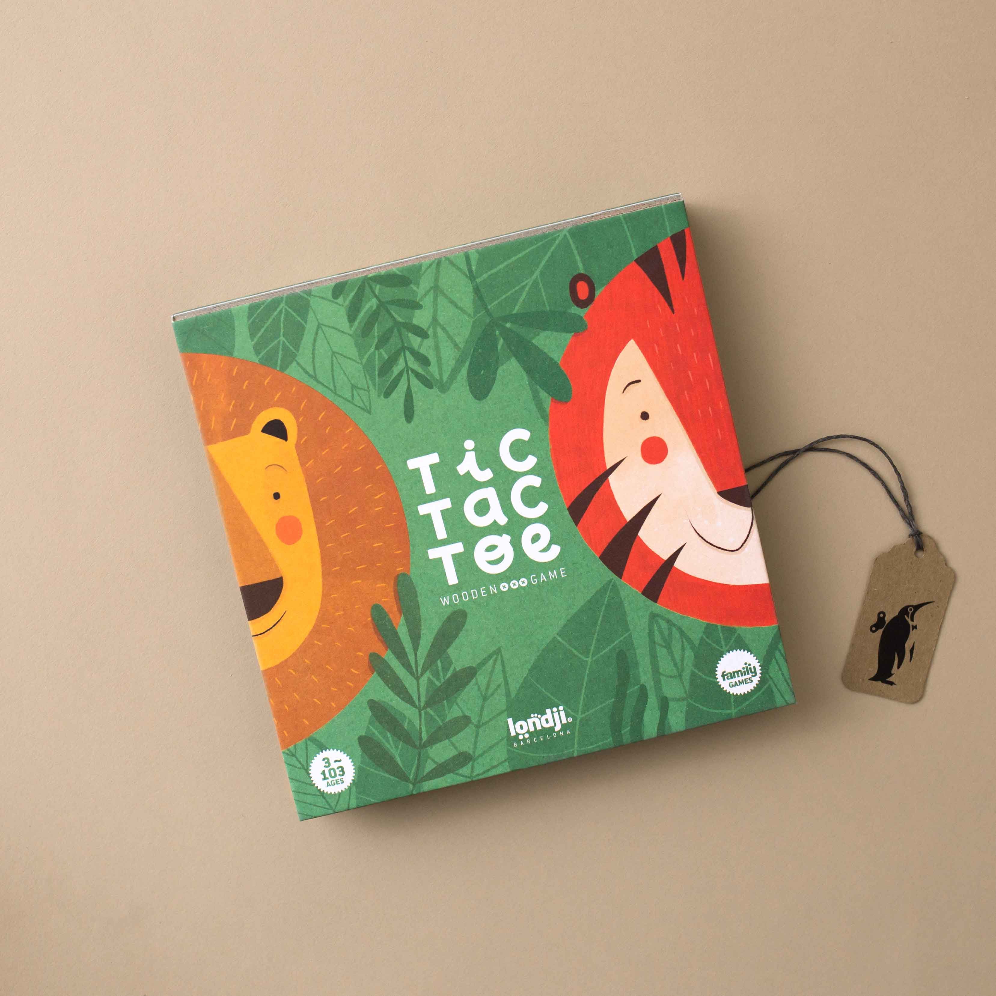 lion-and-tiger-on-green-background-tic-tac-toe-game