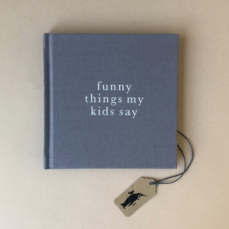 Funny-Things-Kids-Say-Journal-Grey-linen-Cover
