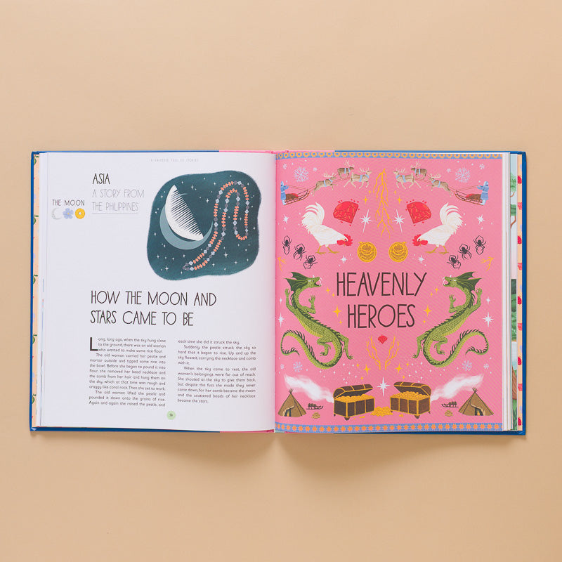 A-Universe-Full-of-Stories-Book open book of heavenly heroes