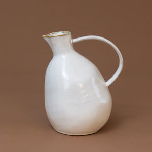 Ceramic-white-glaze-Nogal-Pitcher