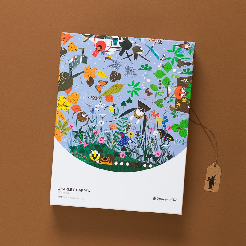 Charley Harper's 1000pc Seasons Circular Puzzle