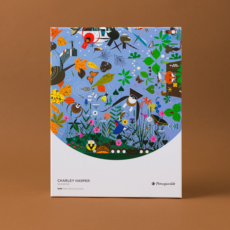 Charley Harper's 1000pc Seasons Circular Puzzle