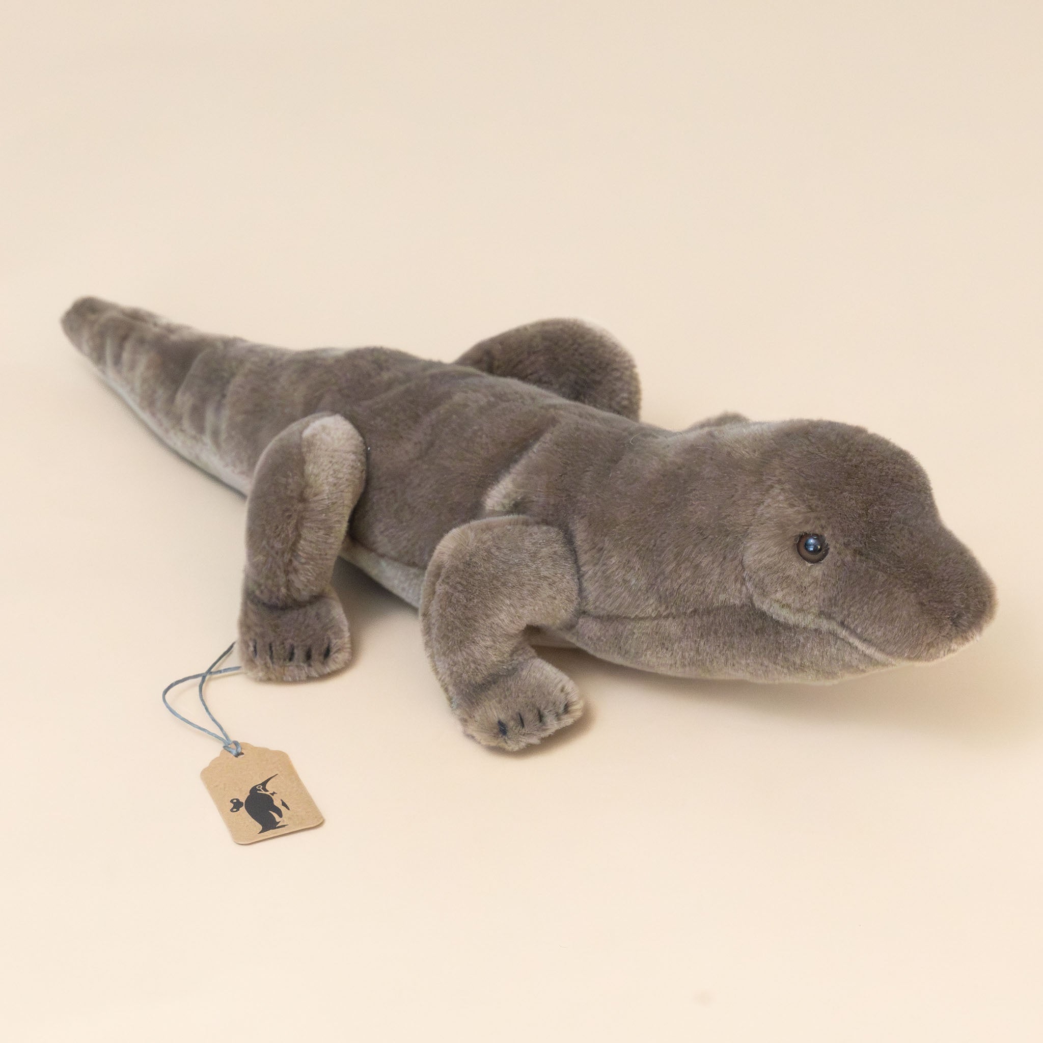 Grey-Lizard-Standing-stuffed-animal