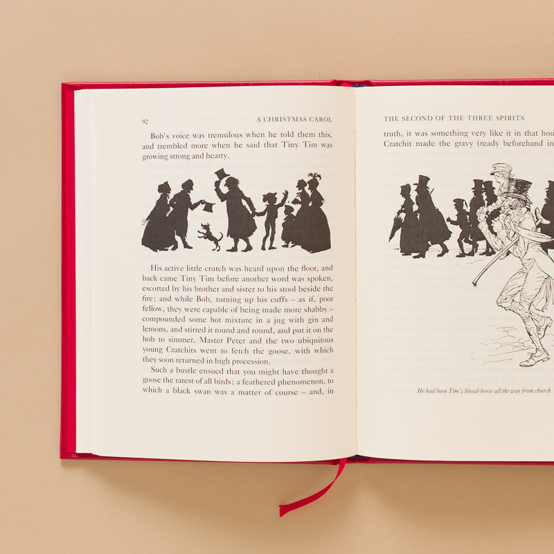 Leather-Bound-A-Christmas-Carol-Book open book
