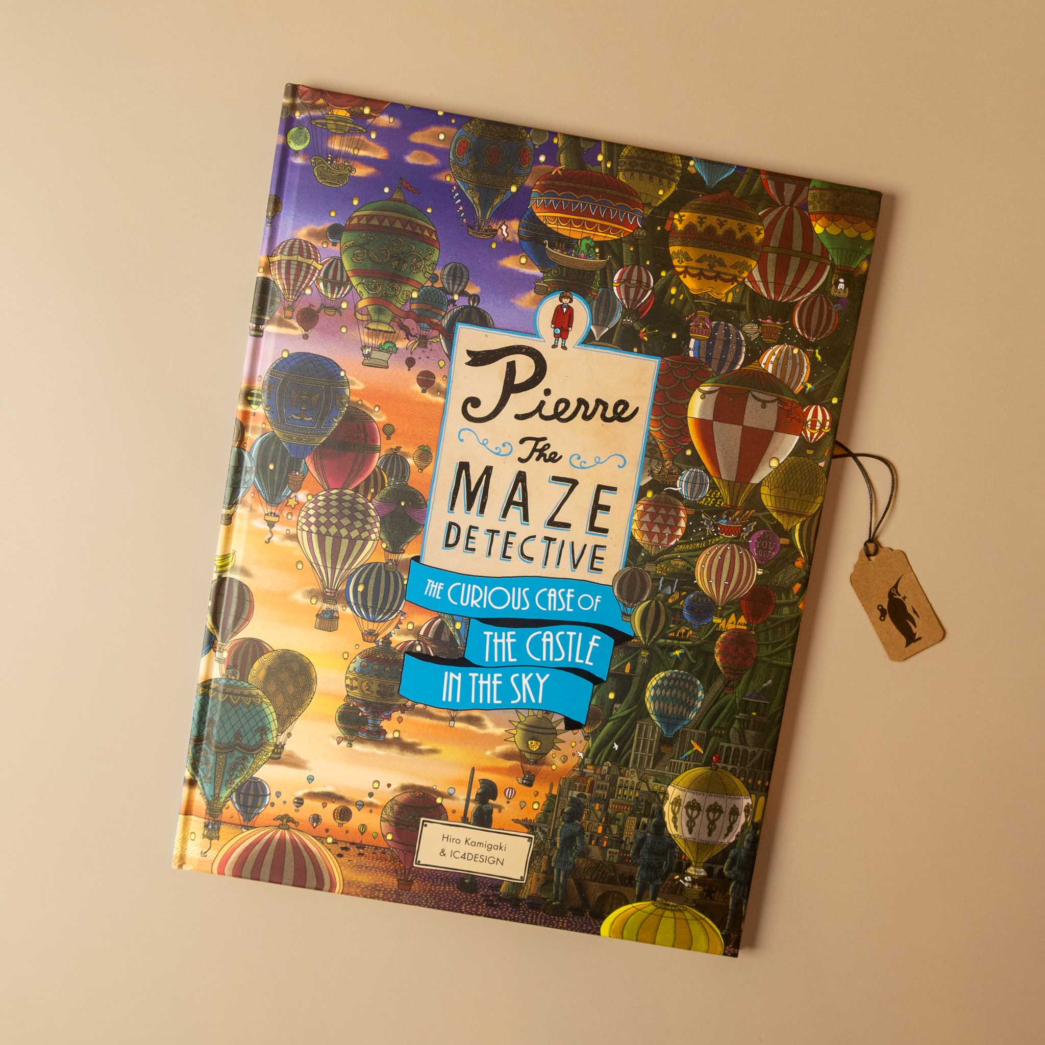 Pierre-the-Maze-Detective-The-Curious-Case-of-the-Castle-in-the-Sky-Book with-hot-air balloons