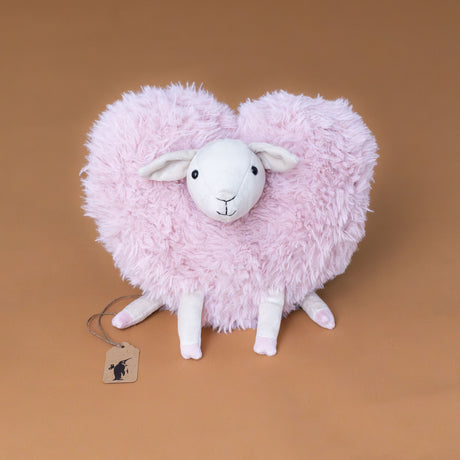 soft-pink-fluffy-heart-shaped-stuffed-animial-aimee-sheep