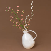 Load image into Gallery viewer, Ceramic-Nogal-Pitcher-with-felt-flowers