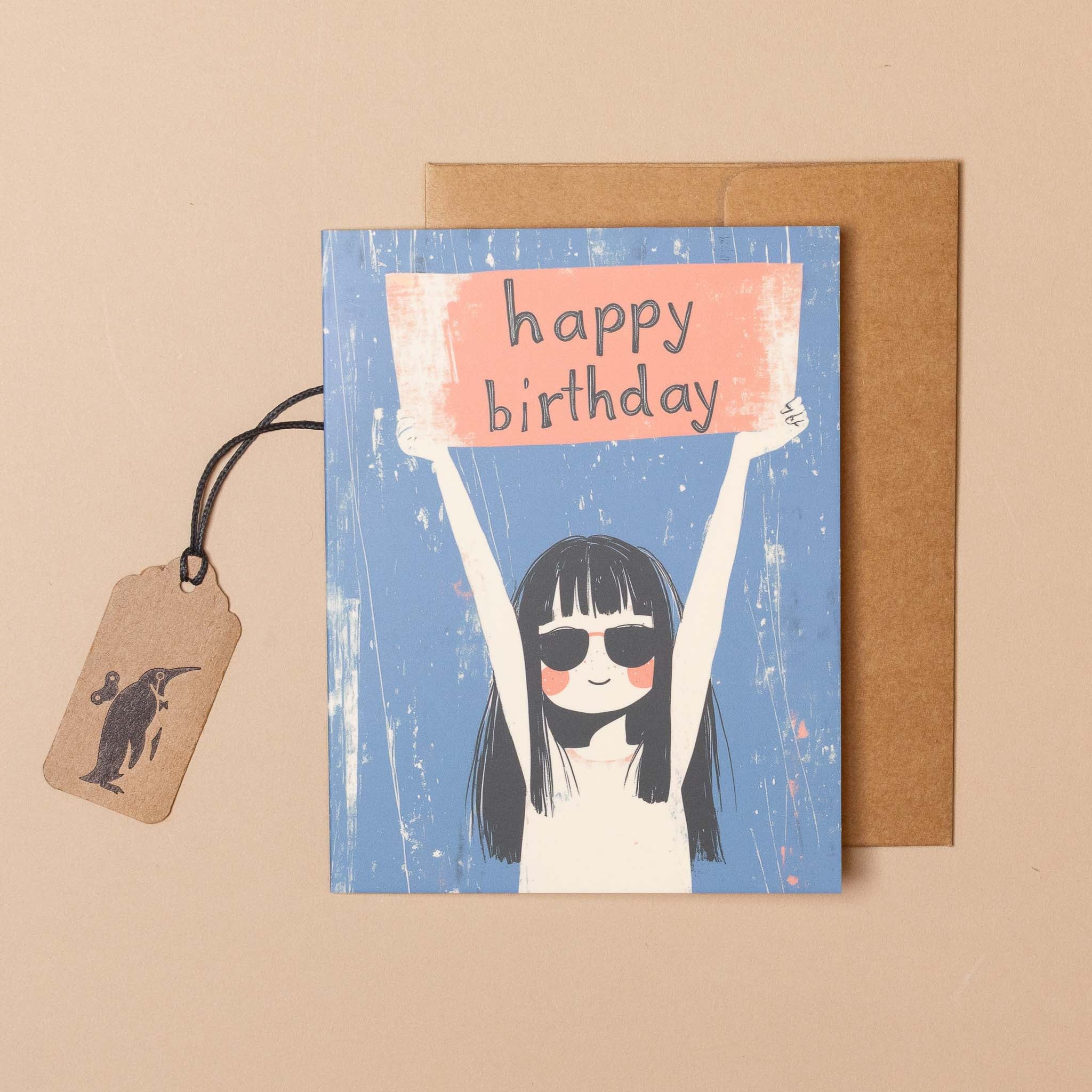 A Birthday Sign Greeting Card