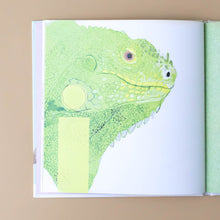 Load image into Gallery viewer, interior-page-with-i-imposed-over-a-green-iguana