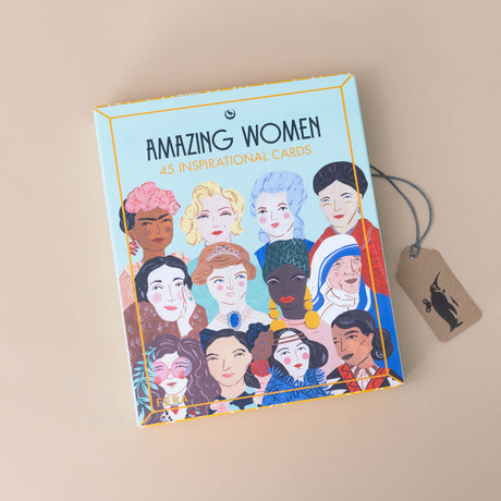 amazing-women-45-inspirational-cards-with-different-famous-women's-faces-on-the-box-such-as-Frida Kahlo-Marilyn Monroe-Nina Simonemother-teresa-