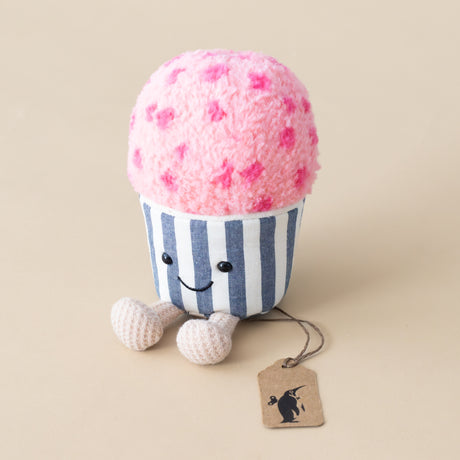 pink-amuseable-gelato-stuffed-toy-with-striped-cup-and-waffle-boots