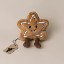 Load image into Gallery viewer, amuseable-gingerbread-cookie-star-stuffed-toy