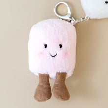 Load image into Gallery viewer, amuseable-pink-marshmallows-bag-charm