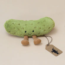 Load image into Gallery viewer, green-amuseable-pickle-stuffed-toy