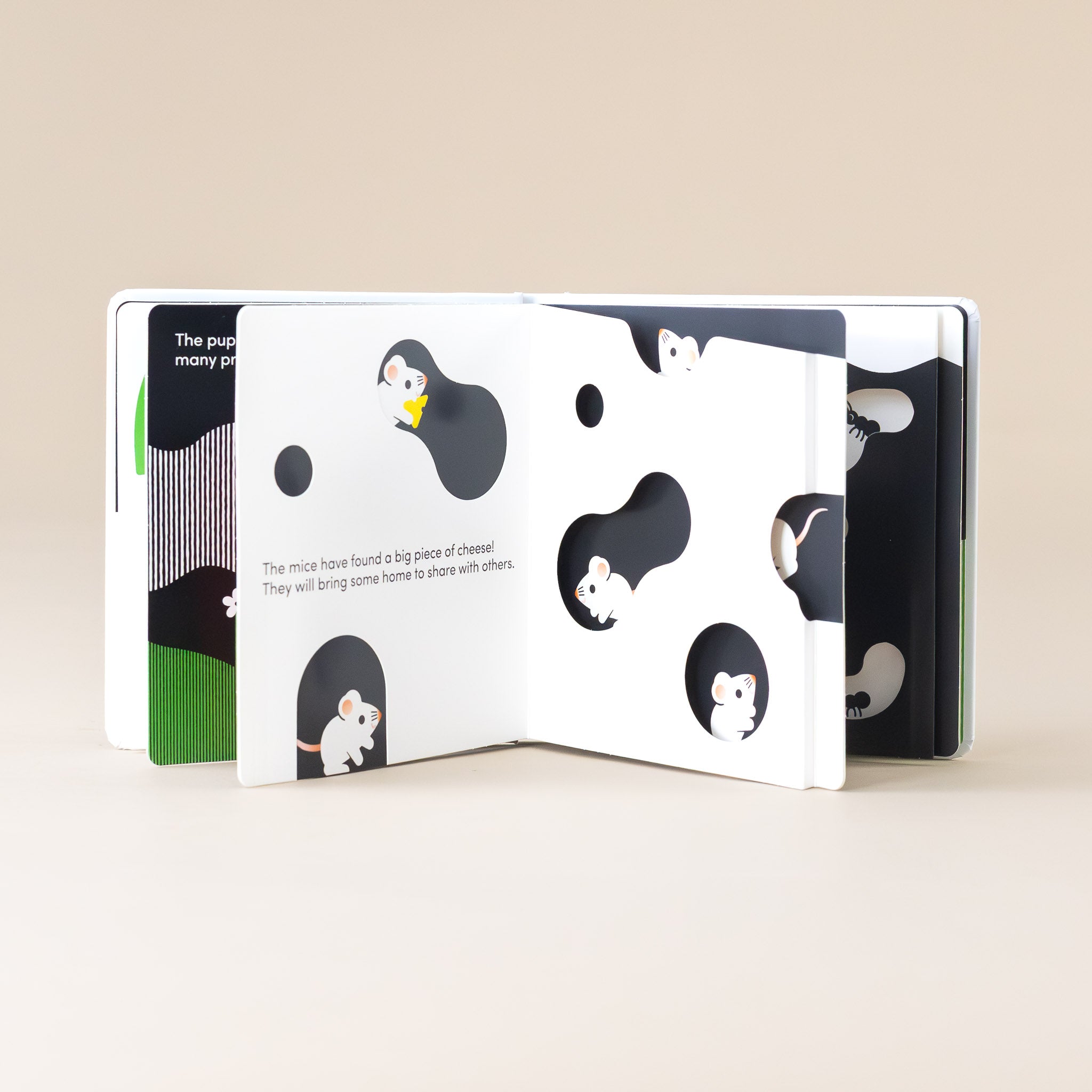 animals-at-home-board-book-interior-page-mice-in-their-dens-with-a-piece-of-cheese