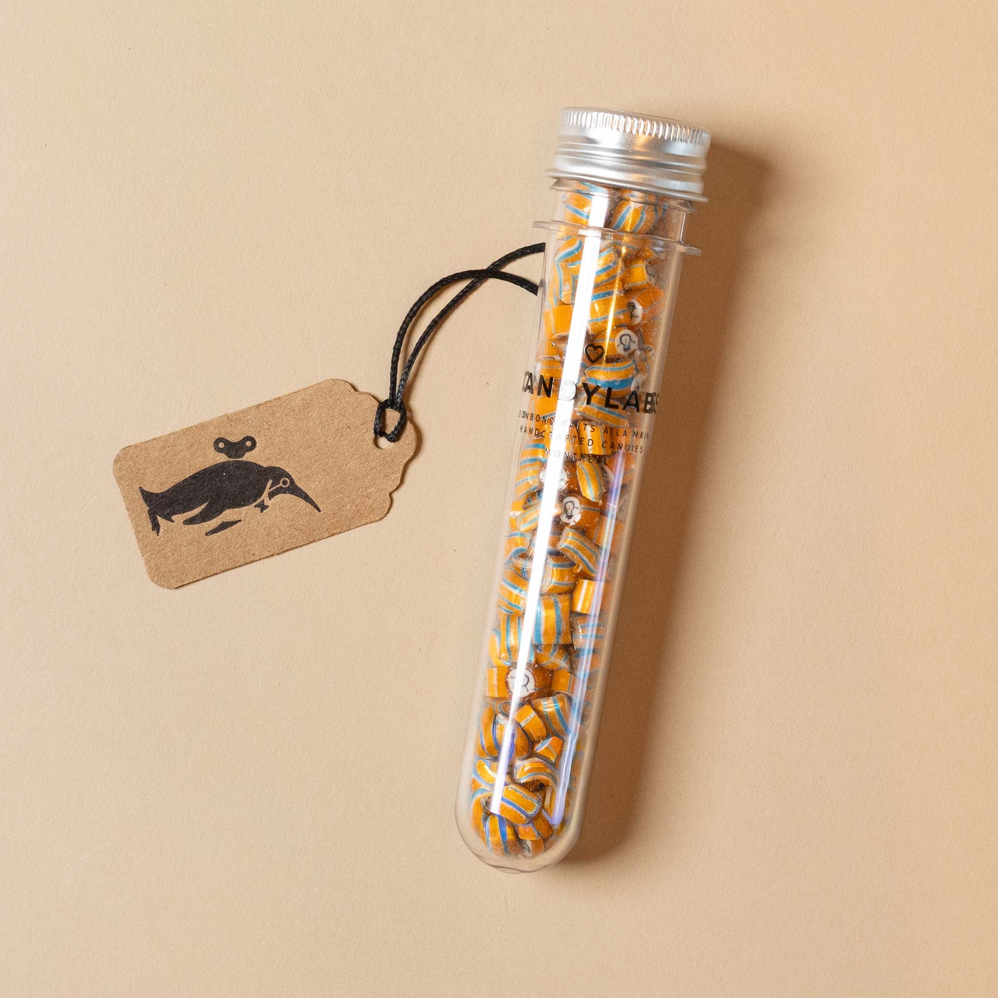 artisanal-hard-candy-tube-orange-snowman