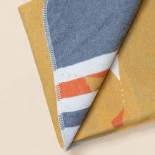 Load image into Gallery viewer, detail-blanket-stitch-finish-with-grey-white-and-orange-stripe-elements
