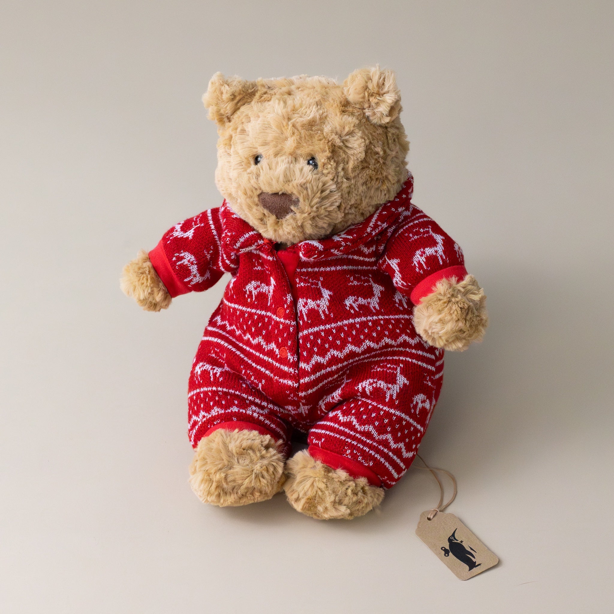 bartholomew-bear-in-red-winter-pajamas-sitting