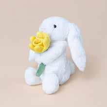 Load image into Gallery viewer, bashful-cream-bunny-with-daffodil-small-side