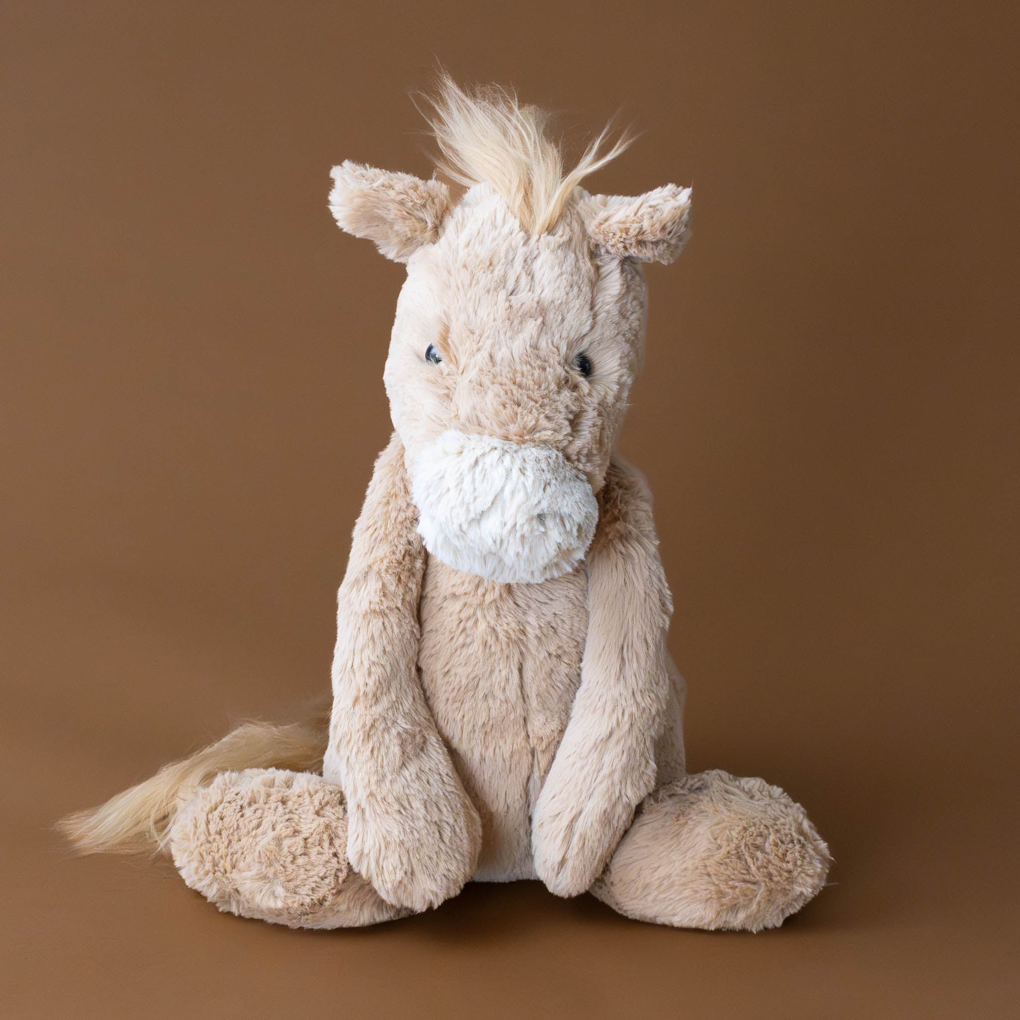 bashful-taupe-pony-huge-with-fluffy-mane-and-tail-stuffed-animal-sitting