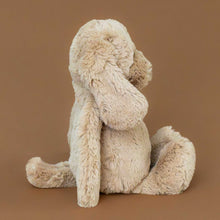 Load image into Gallery viewer, bashful-toffee-puppy-medium-stuffed-animal-side-with-tail-and-long-ears