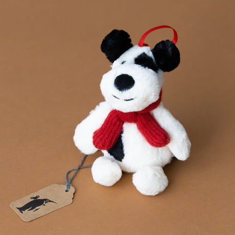 bashful-winter-puppy-ornament=with-red-knit-scarf