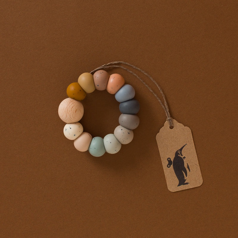 Beechwood & Silicone Teething Ring | Harvest