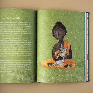 page-titled-an-idea-from-buddha-with-illustration-of-a-person-sitting-holding-an-animal-with-care