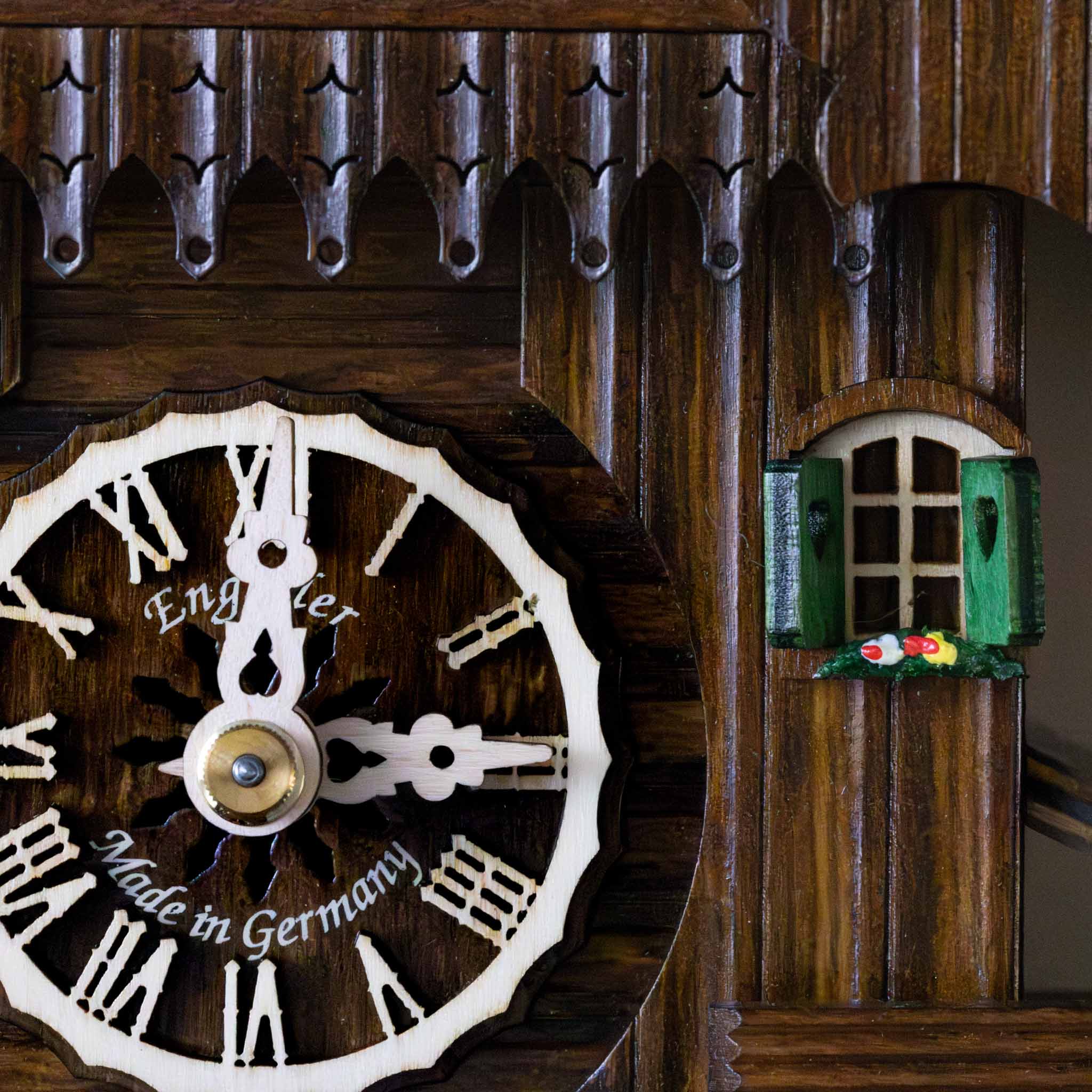 black-forest-mechanical-cuckoo-clock-woodland-chalet-window