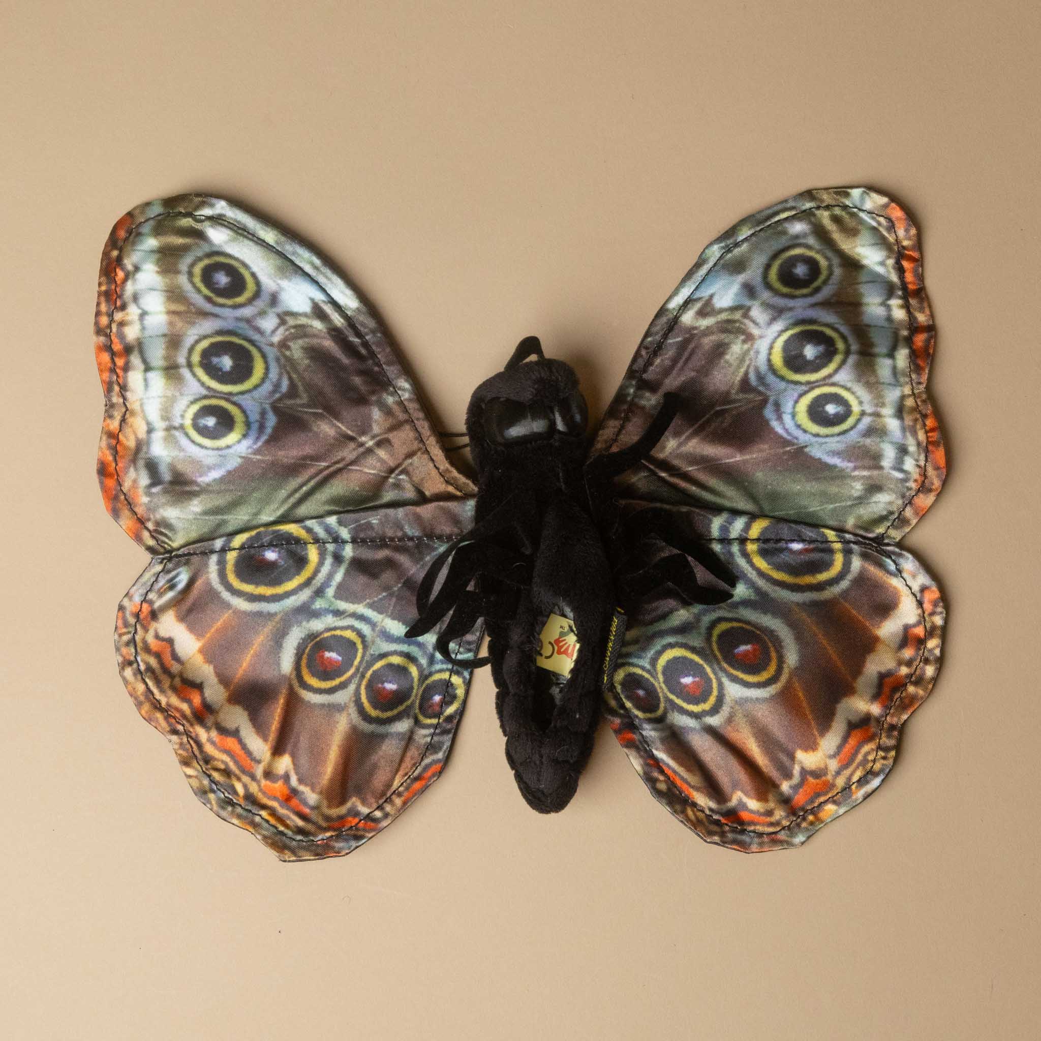 blue-morpho-finger-puppet