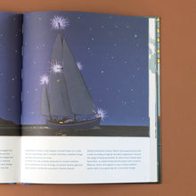 Load image into Gallery viewer, interior-page-showing-a-sailboat-lit-at-night