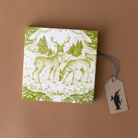 box-full-of-matches-fable-fauna-green-and-white-image-of-a-stag-and-a-doe-in-a-field