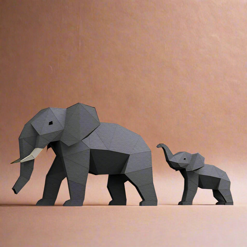 build-your-own-3-d-origami-elephants-model-kit-completed-model