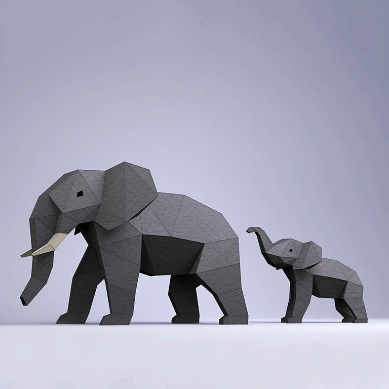 build-your-own-3-d-origami-elephants-model-kit-completed-model